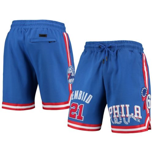 Joel Embiid Philadelphia 76ers Royal Team Player Shorts - Men