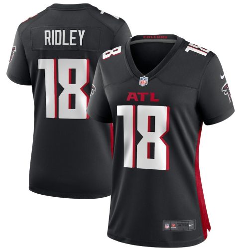 Calvin Ridley 18 Atlanta Falcons Women Game Jersey - Black