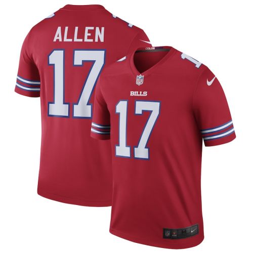 Josh Allen 17 Buffalo Bills Men Color Rush Legend Jersey - Red