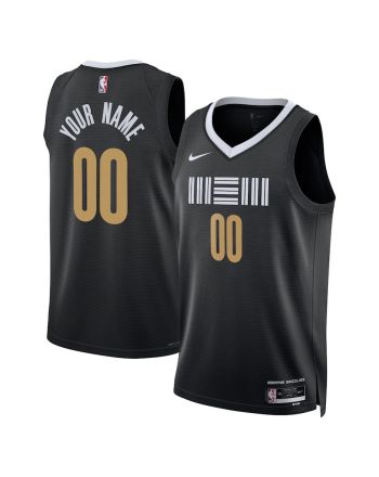 Memphis Grizzlies 2023/24 City Edition Swingman Custom Jersey - Black