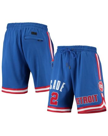 Detroit Pistons Cade 2 Cunningham Blue Player Shorts - Men