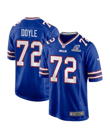 Tommy Doyle 72 Buffalo Bills 2023 Playoffs Patch Game Men Jersey - Royal