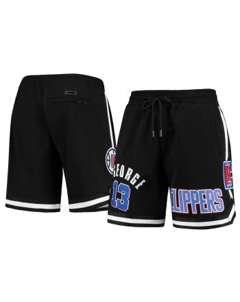 Paul George 13 Black LA Clippers Team Player Shorts - Men