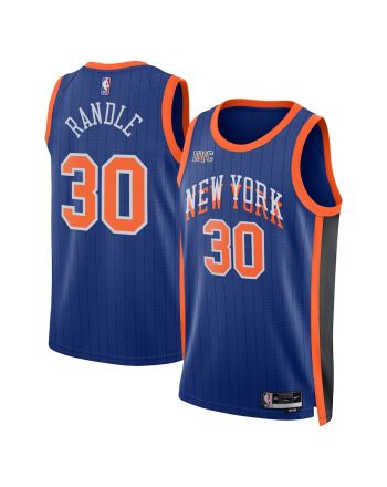 Julius Randle 30 New York Knicks 2023/24 City Edition Swingman Jersey - Blue