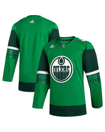 Edmonton Oilers 2023 St. Patrick's Day Primegreen Men Jersey - Kelly Green